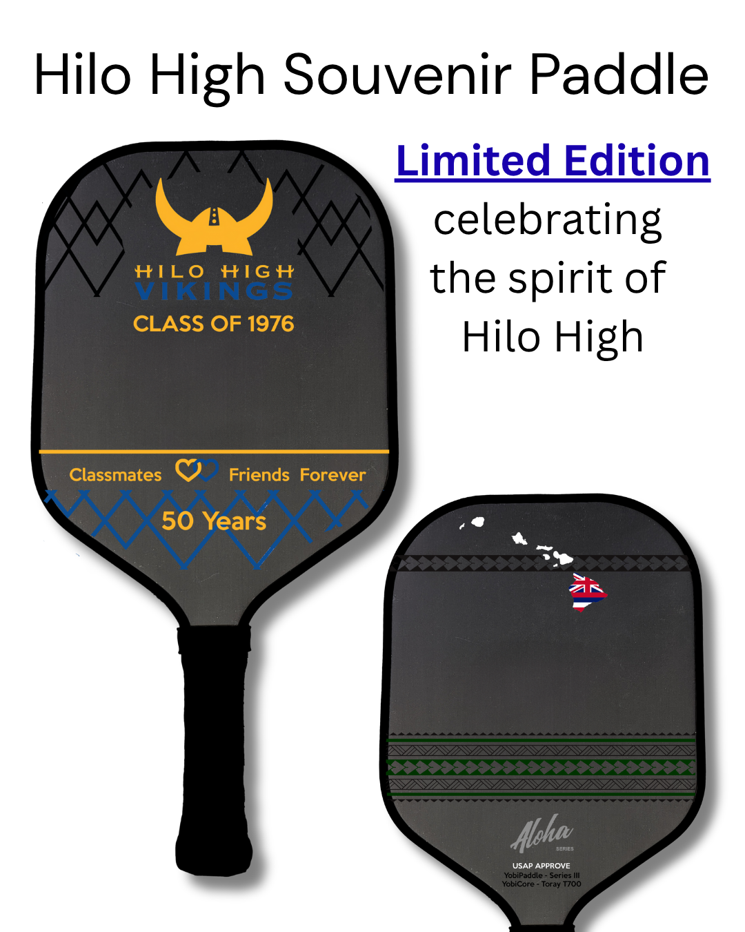 Hilo High Souvenir - Aloha Series - Standard Shape 14mm