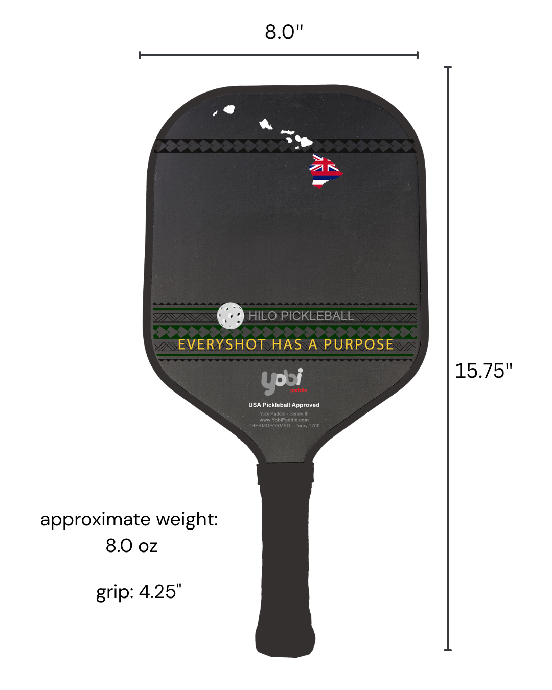 Hilo Pickleball Paddle - Foundation Series - Image 4